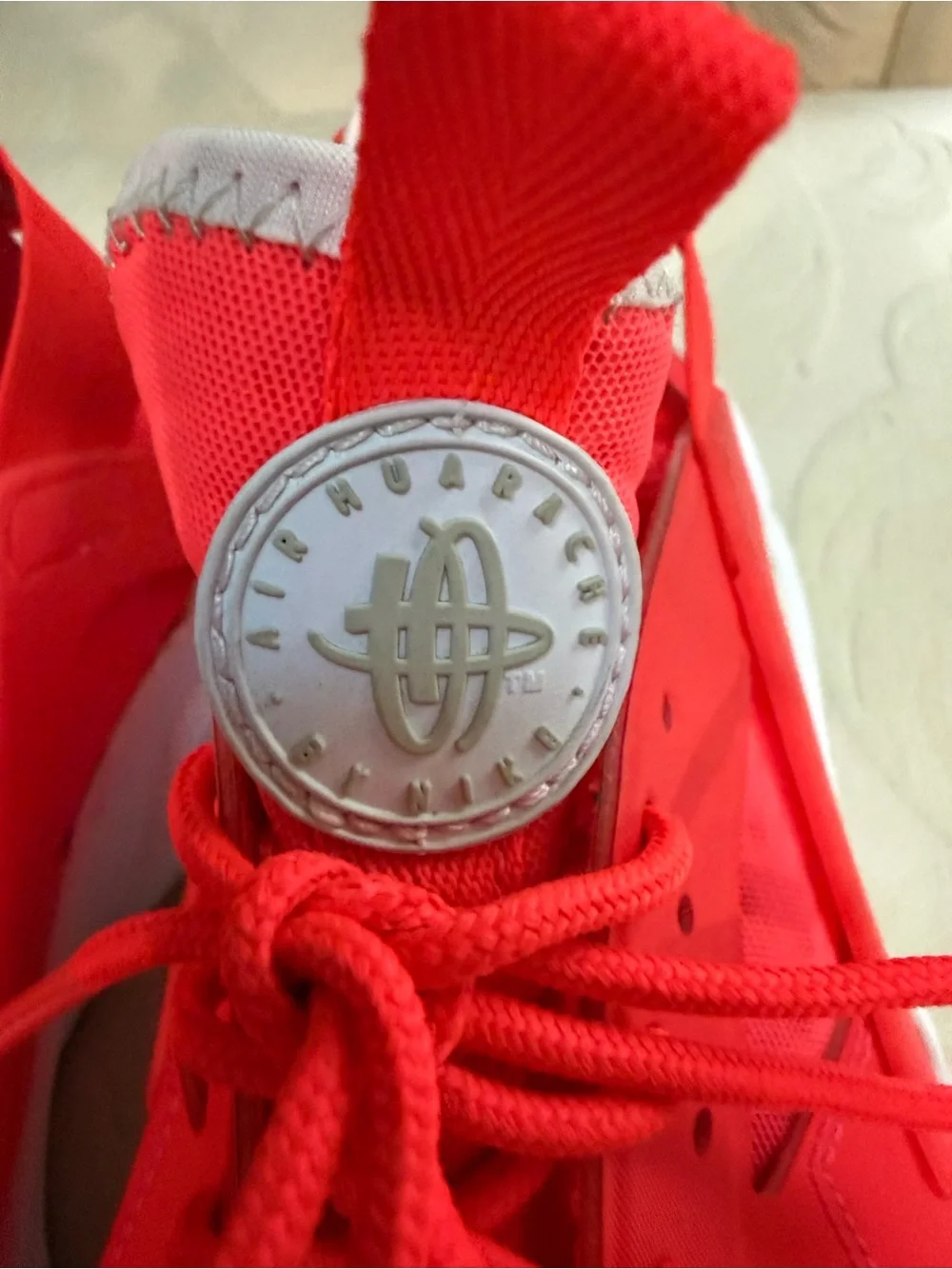 Nike Air Huarache Ultra Run Bright Crimson Neon Red Shoes Men’s Size 9.5
